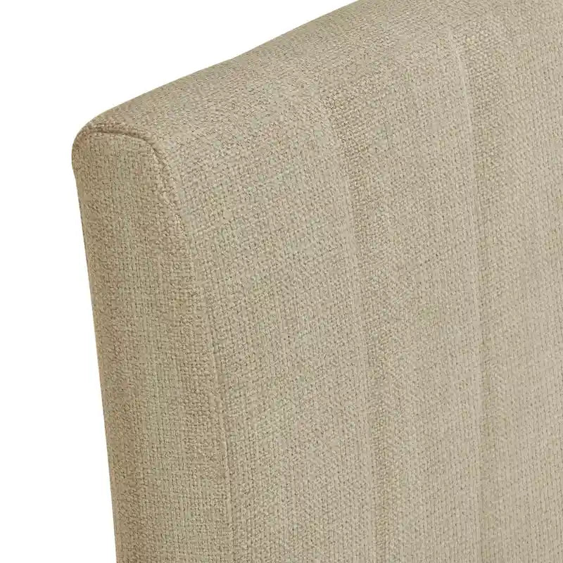 Ensemble de 2 chaises de salle à manger rembourrées Everly de 510 Design, à dossier capitonné