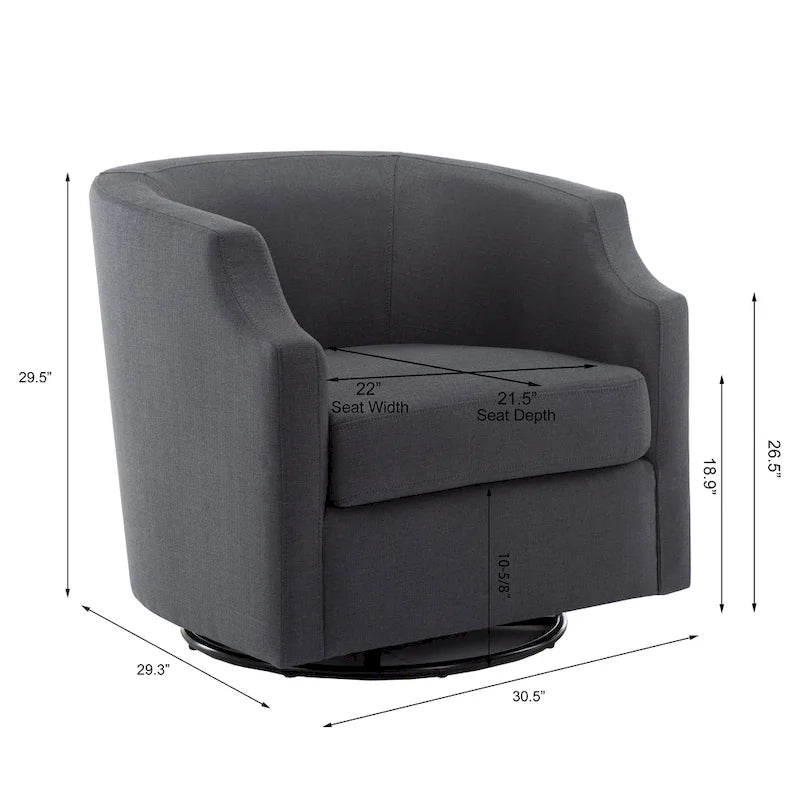 Fauteuil pivotant Cayden de Greyson Living