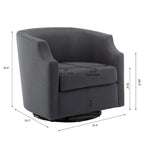 Fauteuil pivotant Cayden de Greyson Living