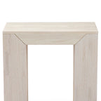 Table d'appoint rectangulaire moderne Plank and Beam avec étagère