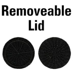 Table d'appoint avec panier de rangement en osier tressé à la main Household Essentials - 43,2 cm (L) x 43,2 cm (l) x 48,3 cm (H)