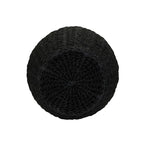 Table d'appoint avec panier de rangement en osier tressé à la main Household Essentials - 43,2 cm (L) x 43,2 cm (l) x 48,3 cm (H)