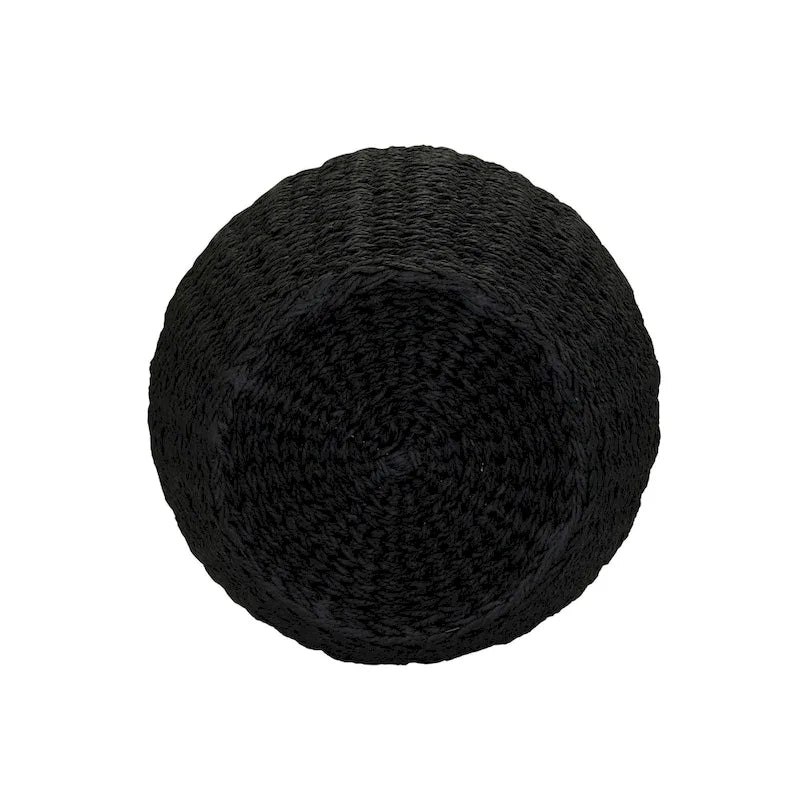 Table d'appoint avec panier de rangement en osier tressé à la main Household Essentials - 43,2 cm (L) x 43,2 cm (l) x 48,3 cm (H)