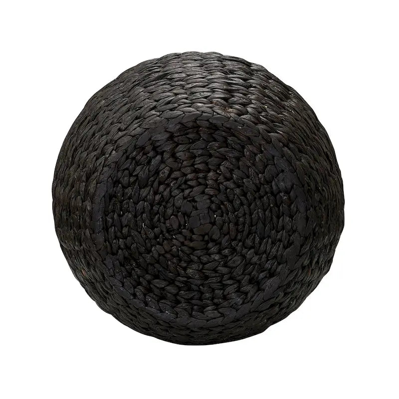 Table d'appoint avec panier de rangement en osier tressé à la main Household Essentials - 43,2 cm (L) x 43,2 cm (l) x 48,3 cm (H)