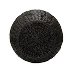 Table d'appoint avec panier de rangement en osier tressé à la main Household Essentials - 43,2 cm (L) x 43,2 cm (l) x 48,3 cm (H)