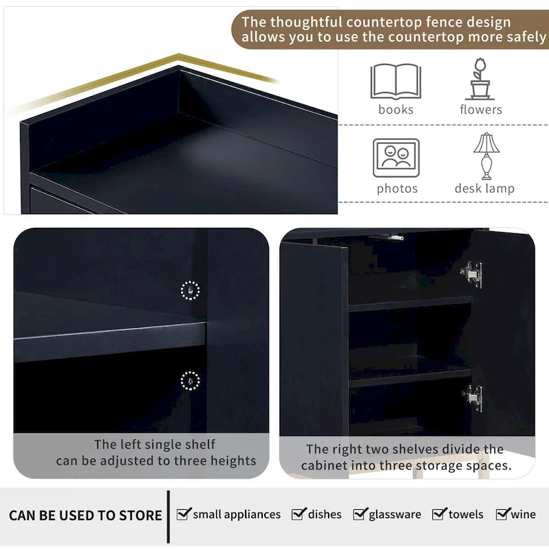 Buffet élégant pour salle à manger, entrée