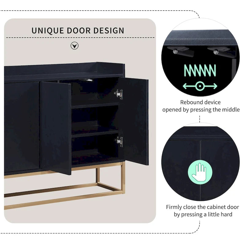 Buffet élégant pour salle à manger, entrée