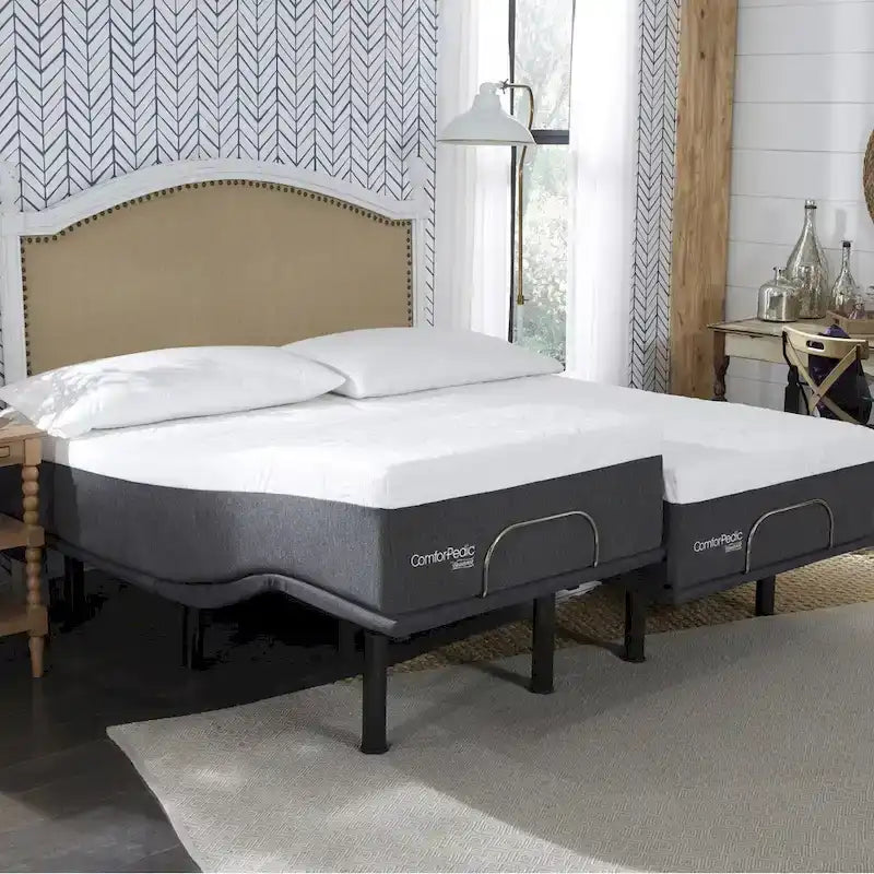 ComforPedic from BeautyRest 12-inch NRGel Mattress and Adjustable Bed Set