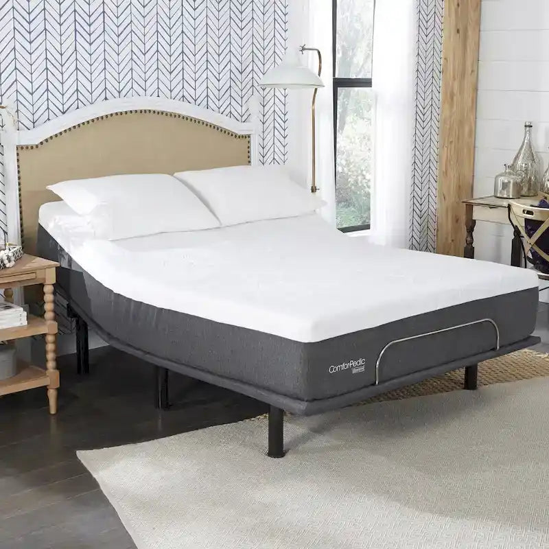 Ensemble matelas et lit ajustable ComforPedic de BeautyRest NRGel de 30 cm (12 pouces).