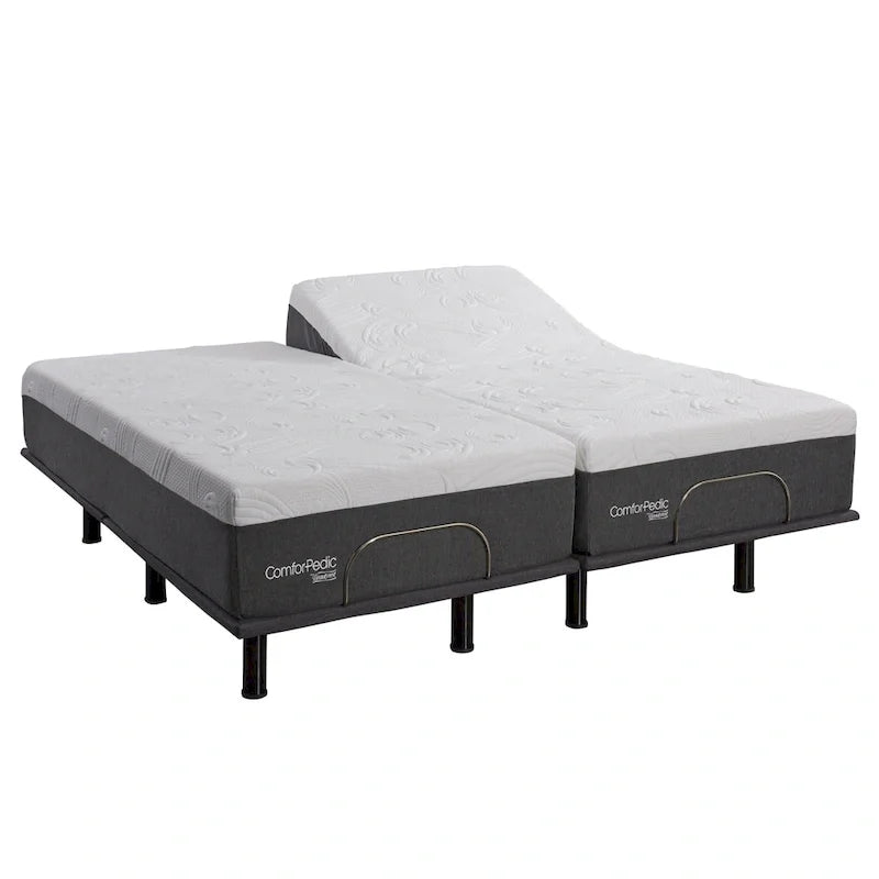 Ensemble matelas et lit ajustable ComforPedic de BeautyRest NRGel de 30 cm (12 pouces).
