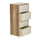 Commode colonne Household Essentials avec 4 tiroirs de rangement