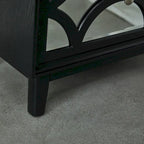 Table de chevet contemporaine COZAYH avec façade miroir