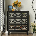 Table de chevet contemporaine COZAYH avec façade miroir