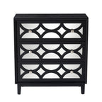 Table de chevet contemporaine COZAYH avec façade miroir