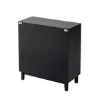 Table de chevet contemporaine COZAYH avec façade miroir