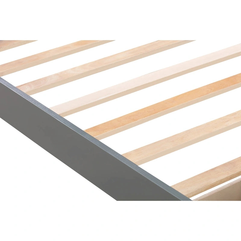 Cadre de lit simple plateforme avec tiroir de rangement