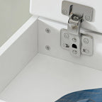 Banc de rangement à chaussures 24 po avec coussin en mousse, meuble à chaussures pour salon