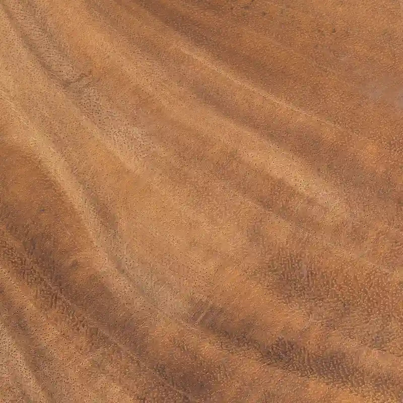 Table d'appoint en rotin avec plateau en bois massif par East at Main