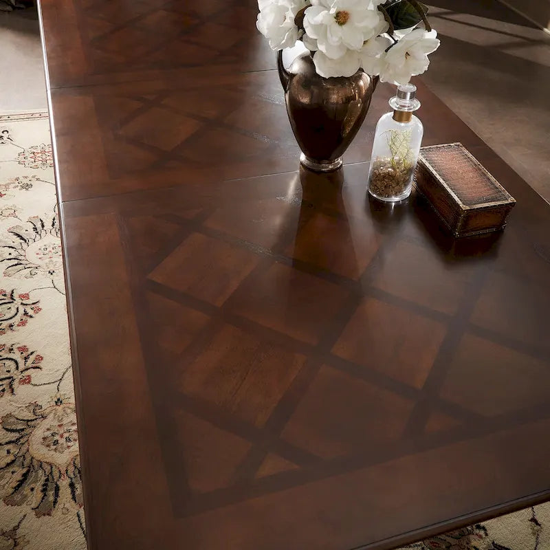 Table de salle à manger Constantinople à double piétement avec rallonge par iNSPIRE Q Classic