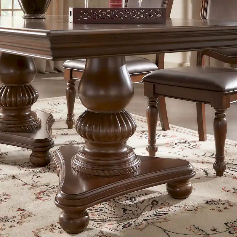 Table de salle à manger Constantinople à double piétement avec rallonge par iNSPIRE Q Classic