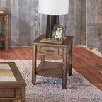 Mesa Valley Tobacco Chair Side Table