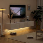 Meuble TV mural flottant avec LED
