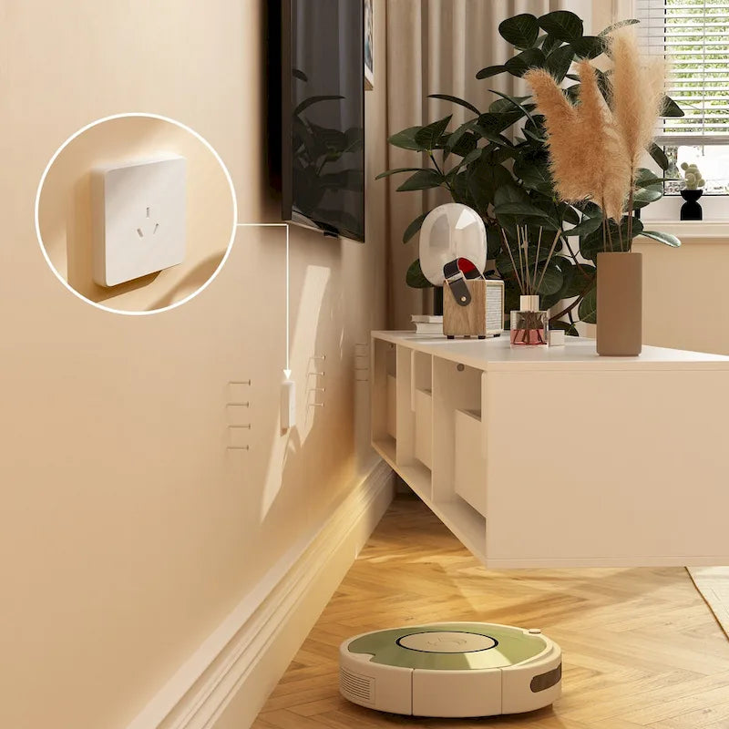 Meuble TV mural flottant avec LED