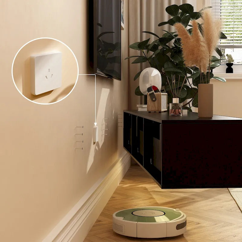 Meuble TV mural flottant avec LED