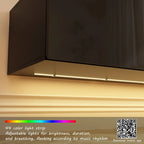 Meuble TV mural flottant avec LED