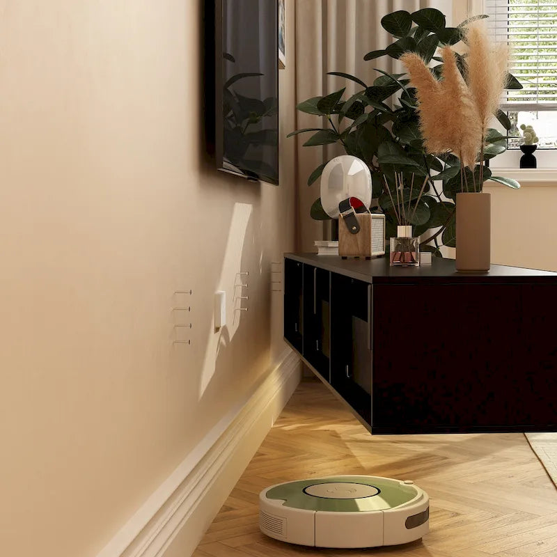 Meuble TV mural flottant avec LED