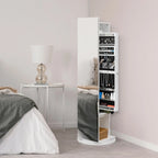 Armoire à bijoux avec miroir pleine longueur à 360° et porte-bijoux - Non disponible
