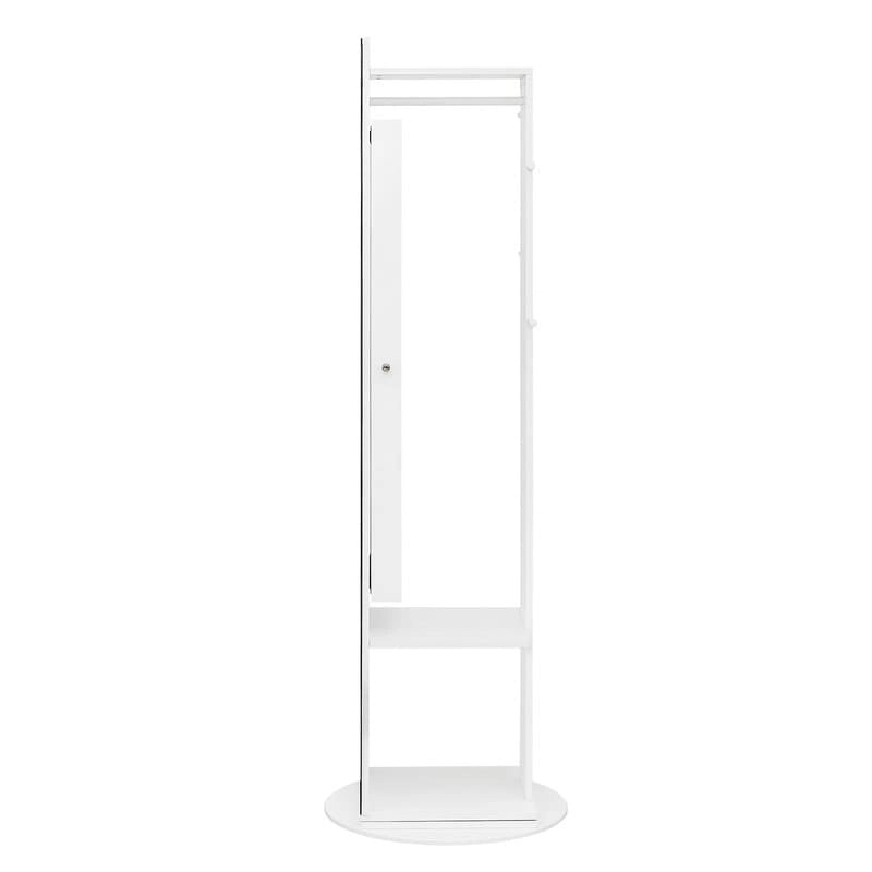 Armoire à bijoux avec miroir pleine longueur à 360° et porte-bijoux - Non disponible