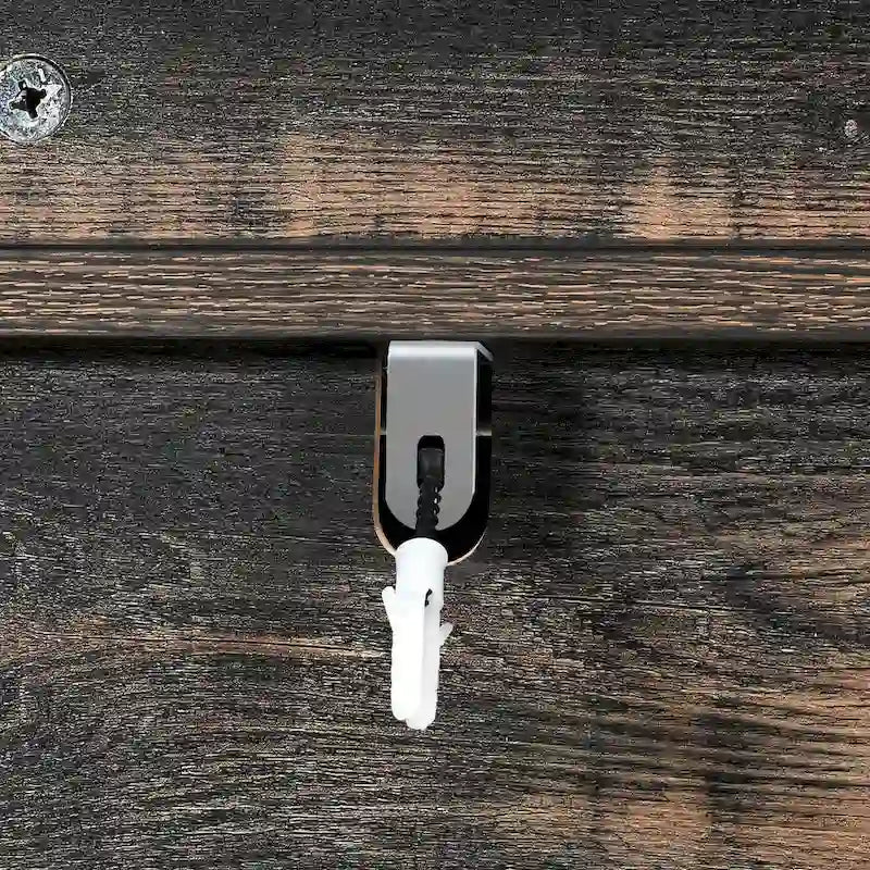 Meuble de rangement Moasis 61 cm à poser au-dessus des toilettes, avec porte coulissante style ferme et base en métal