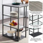 Ensemble table et chaises de bar VECELO 3 pièces