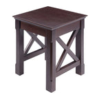 Tables gigognes Xola 3 pièces, Cappuccino - 21,1 L x 17,3 P x 22,1 H.