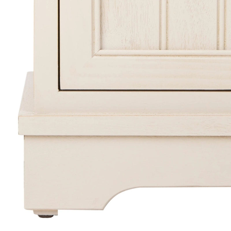 Armoire de rangement SAFAVIEH Golda, finition noire vieillie - 15,9 x 11,8 x 35 cm - 16 po L x 12 po P x 35 po H