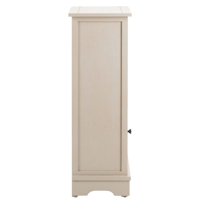 Armoire de rangement SAFAVIEH Golda, finition noire vieillie - 15,9 x 11,8 x 35 cm - 16 po L x 12 po P x 35 po H