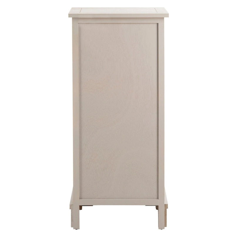 Armoire de rangement SAFAVIEH Golda, finition noire vieillie - 15,9 x 11,8 x 35 cm - 16 po L x 12 po P x 35 po H