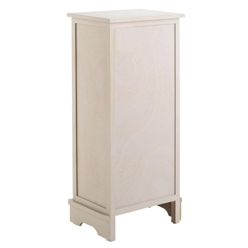 Armoire de rangement SAFAVIEH Golda, finition noire vieillie - 15,9 x 11,8 x 35 cm - 16 po L x 12 po P x 35 po H