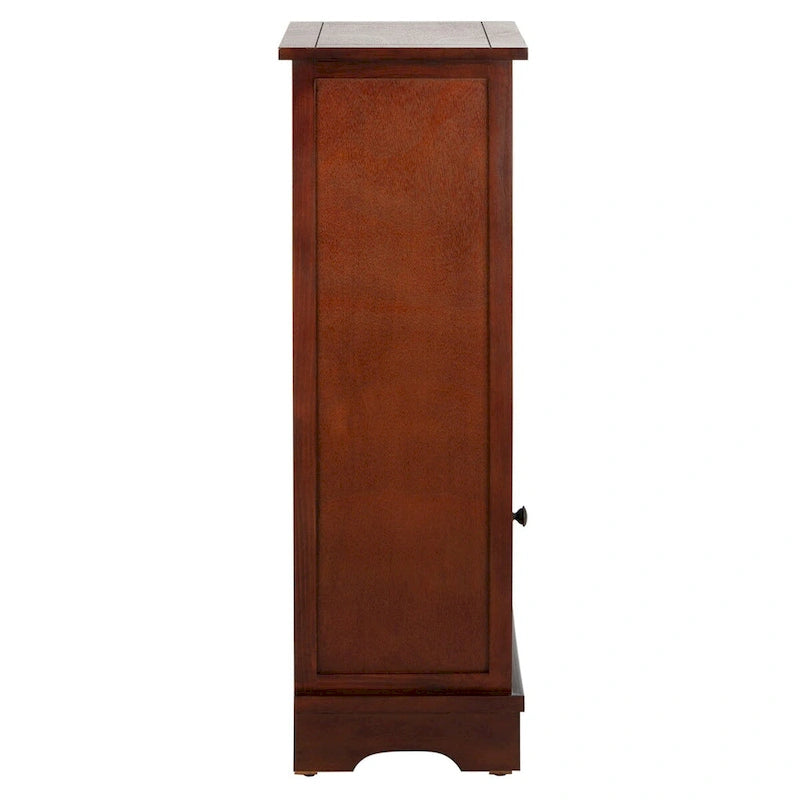Armoire de rangement SAFAVIEH Golda, finition noire vieillie - 15,9 x 11,8 x 35 cm - 16 po L x 12 po P x 35 po H