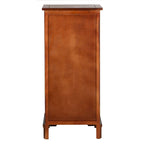 Armoire de rangement SAFAVIEH Golda, finition noire vieillie - 15,9 x 11,8 x 35 cm - 16 po L x 12 po P x 35 po H