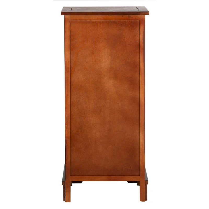 Armoire de rangement SAFAVIEH Golda, finition noire vieillie - 15,9 x 11,8 x 35 cm - 16 po L x 12 po P x 35 po H