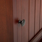 Armoire de rangement SAFAVIEH Golda, finition noire vieillie - 15,9 x 11,8 x 35 cm - 16 po L x 12 po P x 35 po H