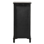 Armoire de rangement SAFAVIEH Golda, finition noire vieillie - 15,9 x 11,8 x 35 cm - 16 po L x 12 po P x 35 po H
