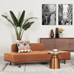 Poly & Bark Jasper Daybed - Full Grain Genuine Italian Leather