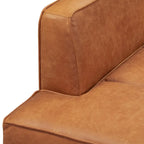 Méridienne Poly &amp; Bark Jasper - Cuir italien pleine fleur véritable