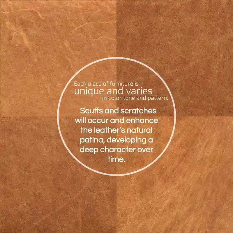 Méridienne Poly &amp; Bark Jasper - Cuir italien pleine fleur véritable