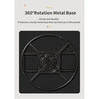 Fauteuil pivotant à 360 degrés, en lin mélangé gris, revêtement en velours doux et moderne, pieds noirs, pour l'intérieur.