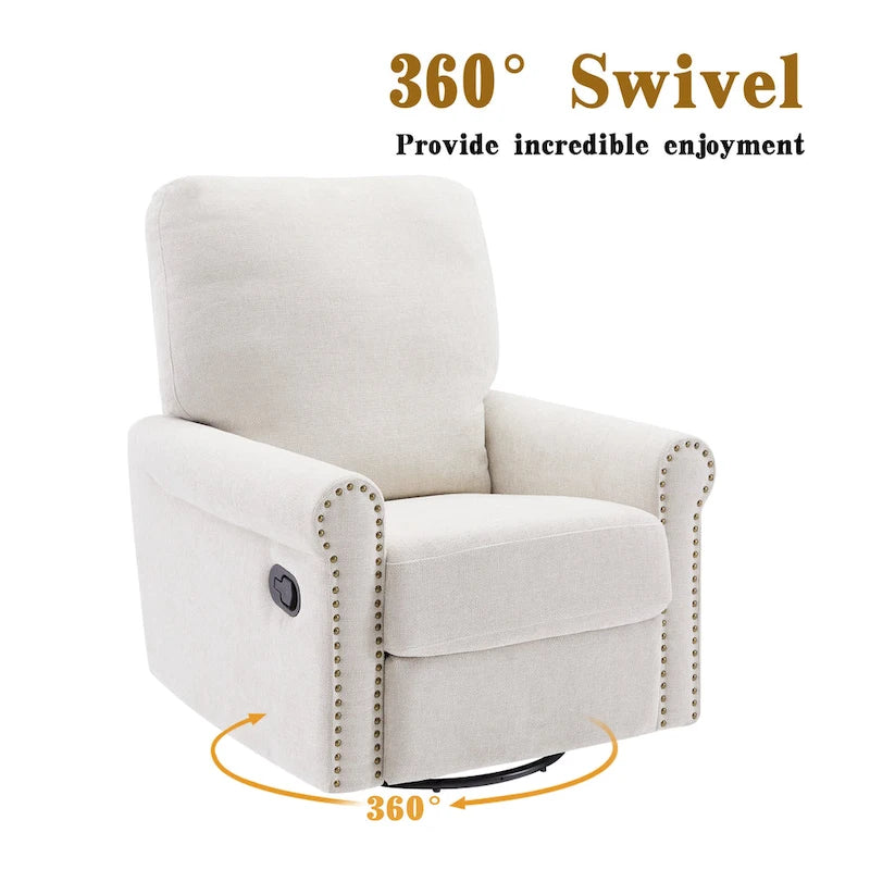 Fauteuil inclinable manuel pivotant à 360° Heido