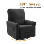 Fauteuil inclinable manuel pivotant à 360° Heido